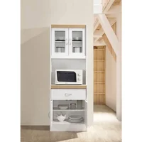 Modern Kitchen Cabinet, White 2