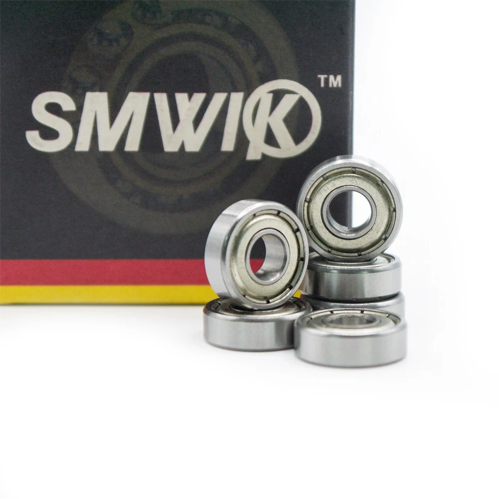 SMWIKO 정밀 엔지니어링 R4ZZ 자전거 베어링, 크롬 스틸 ABEC-3, BMX 자전거 및 미니 자전거용, 6.35x15.875x4.978mm