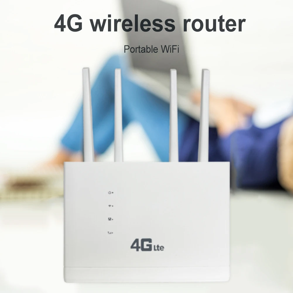 Roteador sem Fio Portátil com Cartão Sim Modem Móvel Hotspot Networking Modem de Rede 4g 150mbps Cpe - Imagem 5