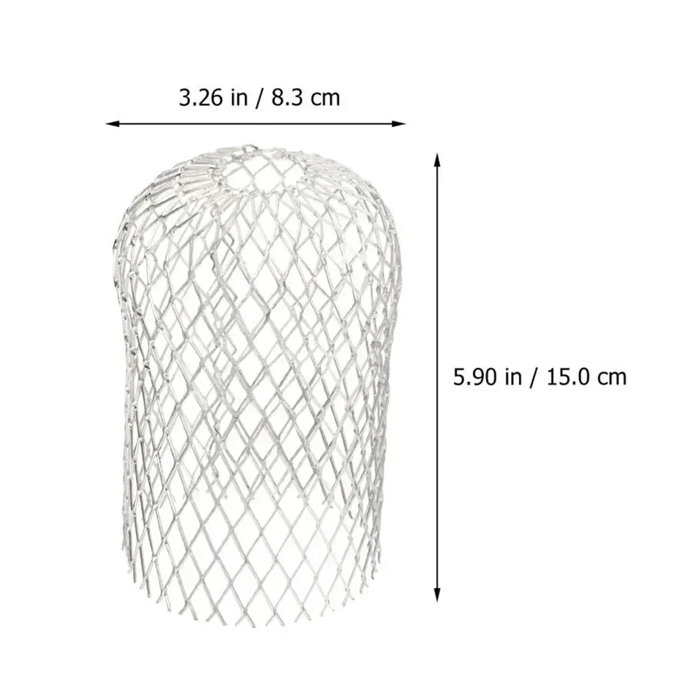 Gutter Guards Aluminum Strainer Drainage Strainer Cap Gutter Downspout Guards 4-Pcs 150x80mm To Stop Leaf Clogging