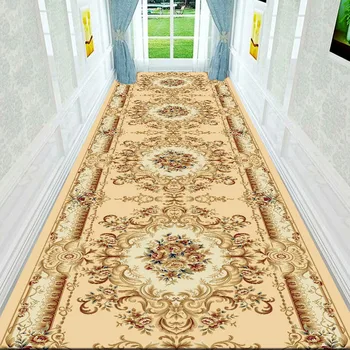 Tappeti lunghi moderni per corridoio di lusso Tappetino per scale Tappetini per hotel Tappeto geometrico per soggiorno Tappetino per corridoio cucina Tapis Alfombra 1