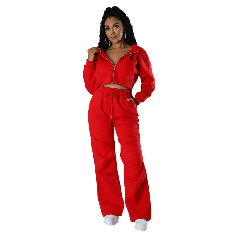 

Long Pants Suit Tracksuit Set African Casual Women's Long Sleeved Jacket Hooded Sweatshirt Top Trousers 2 Piece Suit 2023 Autumn