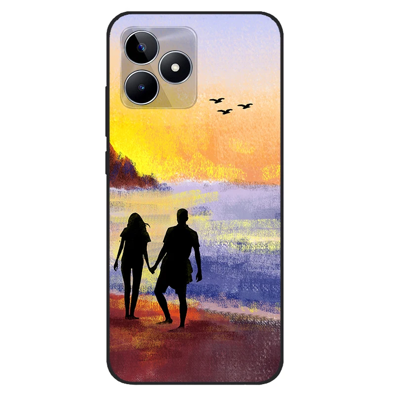 Soft TPU Silicone Protective Back Cover - Fashionable Phone Case