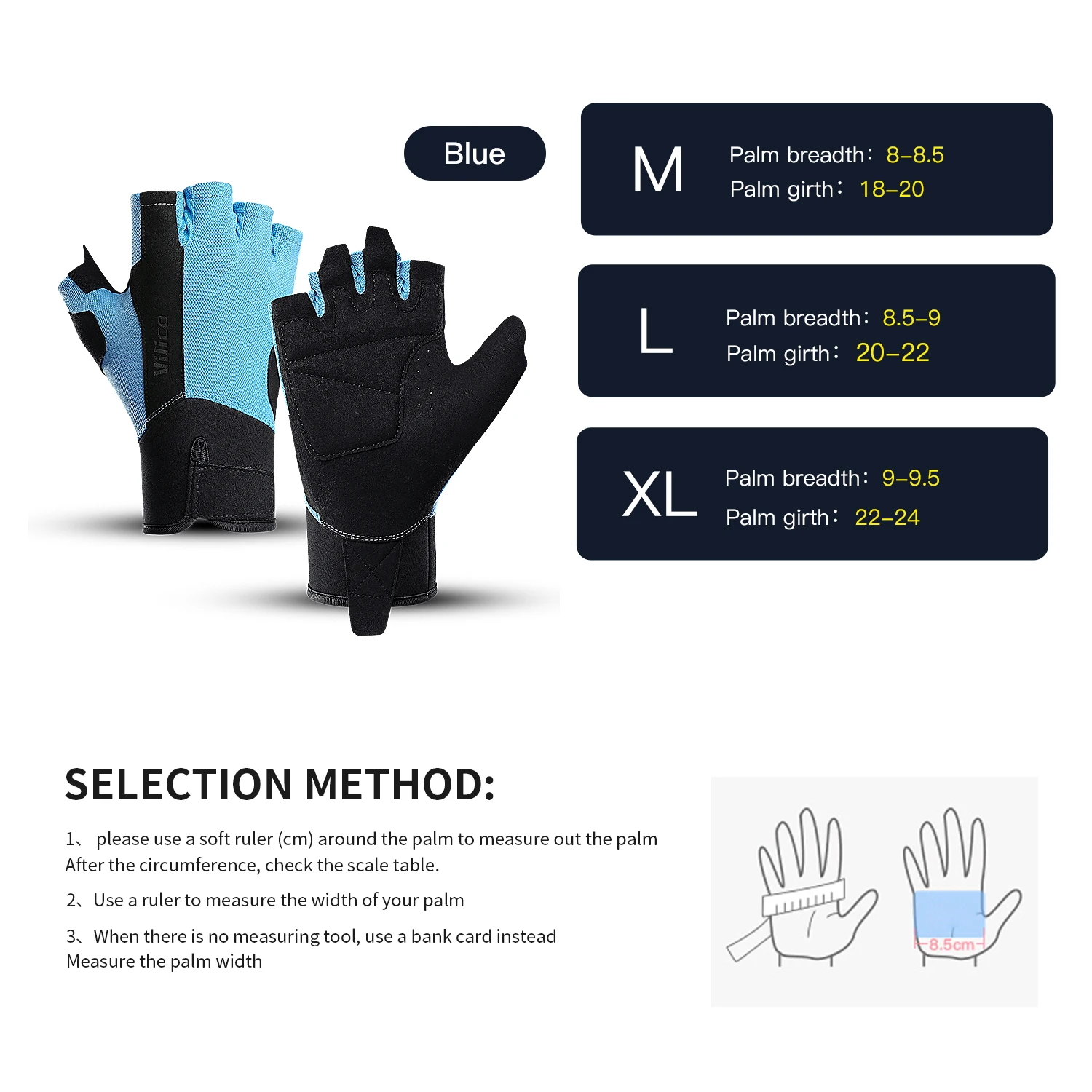 Workout Gloves Men Women Gym Lifting Fitness Climbing Exercises Work Out Wrist Belt Shock Absorb Foam Pad Palm Crossfit