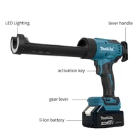 Pistolet à mastic électrique sans fil Makita en silicone avec LED, outil multifonctionnel pour réparation DIY 6