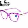 +1.0 +1.25 +1.75 +1.5  to +4 Cat Eye Reading Glasses Women Fashion Design Anti Blue Light Prescription Presbyopia Eyeglasses 3
