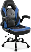 Ergonomic Computer Gaming Chair - Home Office Desk with PU Leather Lumbar Support, Height Adjustable Big and Tall Video Game 1