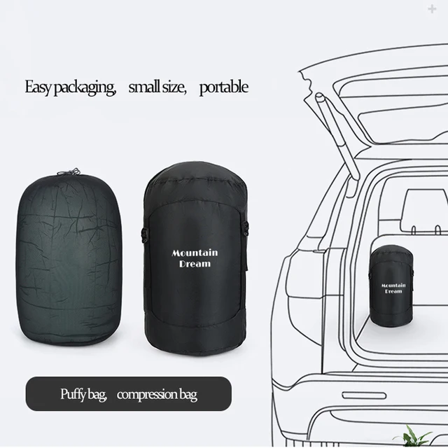Extended Goose Down Mummy Sleeping Bag 5