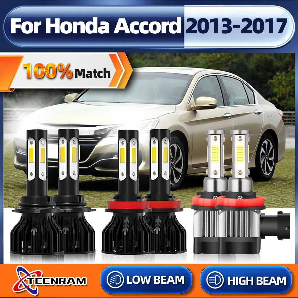 

Led Car Headlight Bulbs H11 9005 HB3 360W 60000LM Auto Headlamp 6000K Fog Lights For Honda Accord 2013 2014 2015 2016 2017