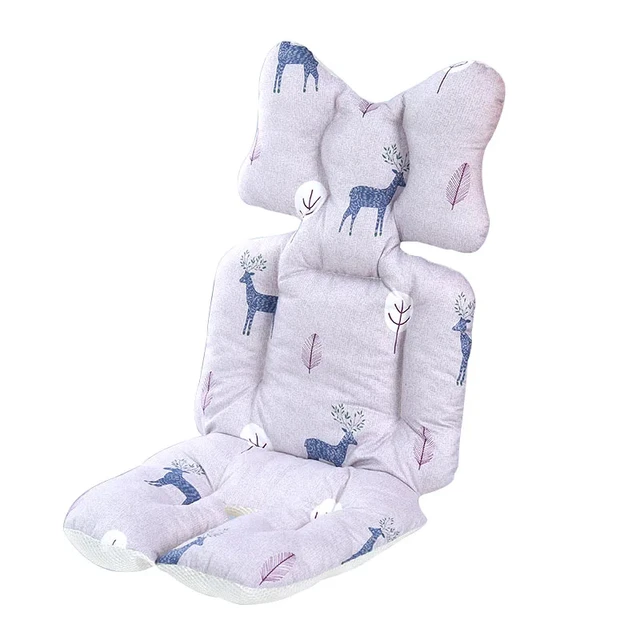 Support de poussette pour bébé harnais de coussin en coton chaud