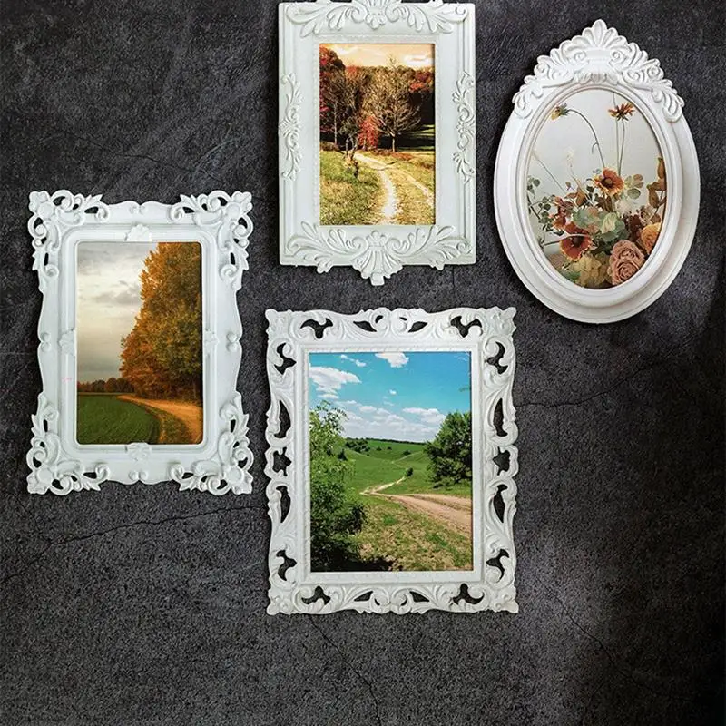 scrapbook stickers Phoframe Scrapbook Stickers Vintage Frame Collage Cards Handicraft Decoration Decor Photo Album Aesthetics Craft Stickers