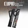 Double Tube Arrow Quiver Bags Portable Waist Hanging Archery Arrows Holder Pouch 2
