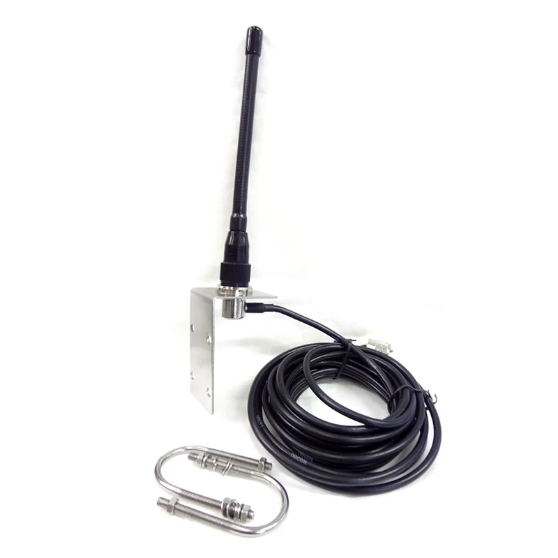 VHF 해양 안테나 고무 방수 마스트, 5M RG-58 케이블, 보트 요트용, 156-163Mhz