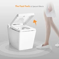 YYHC-110V/220V porcelain automatic bathroom sensor auto flush bidet wc intelligent 2