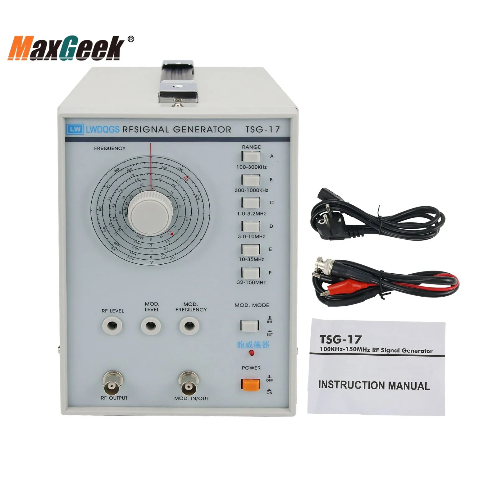 Maxgeek 220V High Frequency Signal Generator RF Radio Frequency 100KHz