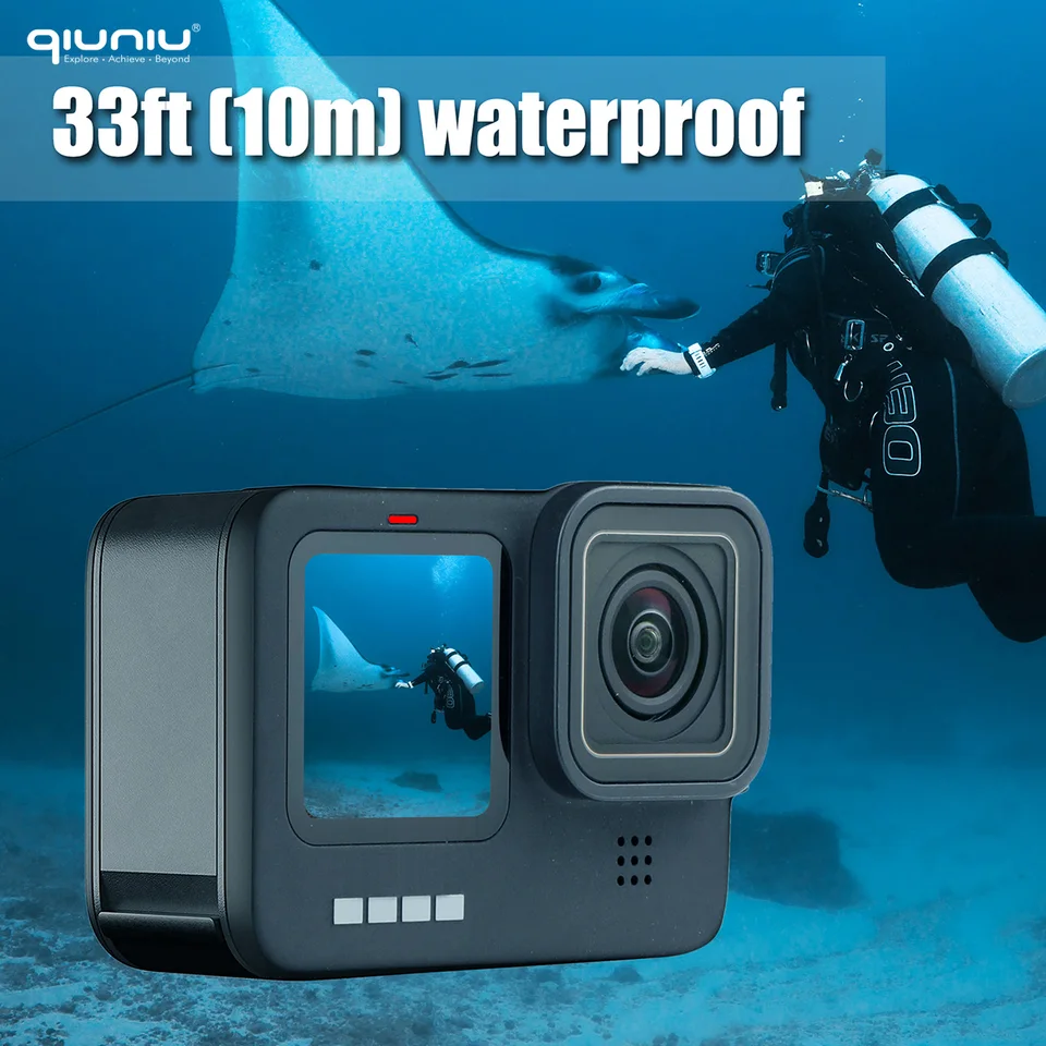 VIDIFY G2 Cover Batteria Impermeabile Per GoPro Hero 12/11/10/9 - Con Porta Di Ricarica Laterale - 4