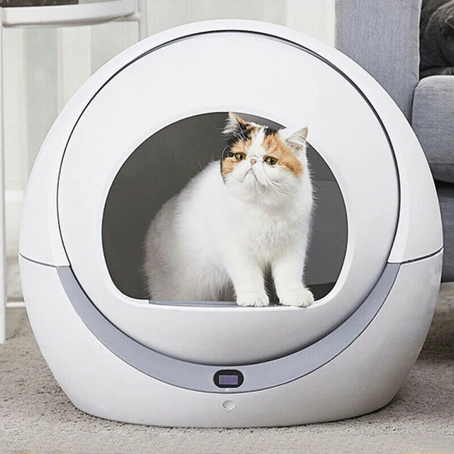 Lettiera per gatti autopulente automatica Smart Cat pvd vassoio chiuso  toilette allenamento rotante padella staccabile Areneros Gato Pet -  AliExpress