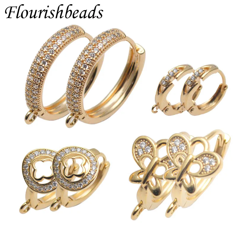 Earrings Hooks Jewelry Making Gold Earrings Jewelry Making Quality Gold Plated Aliexpress