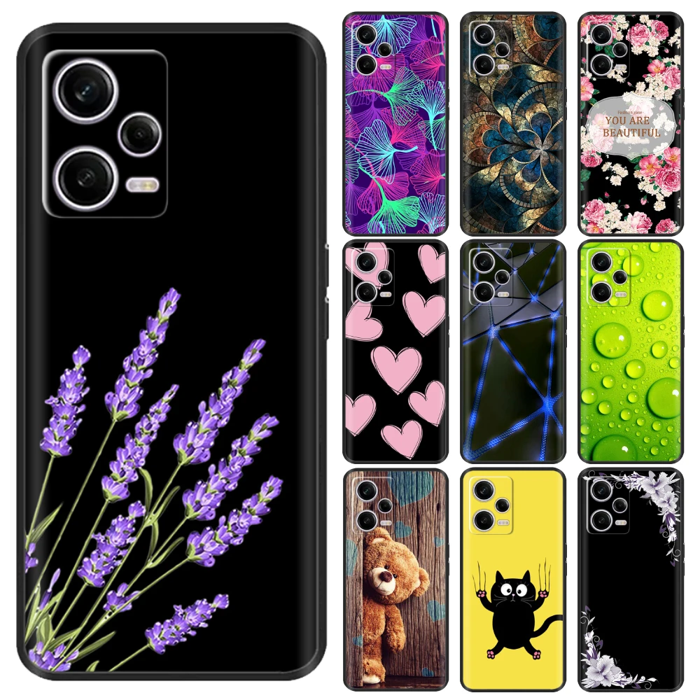 Per Xiaomi Redmi Note 12 Pro Case Redmi Note 12 Pro Plus Cover Posteriore Morbida Per Telefono Slicone Per Redmi Note 12 Note12 Pro Custodie Coque