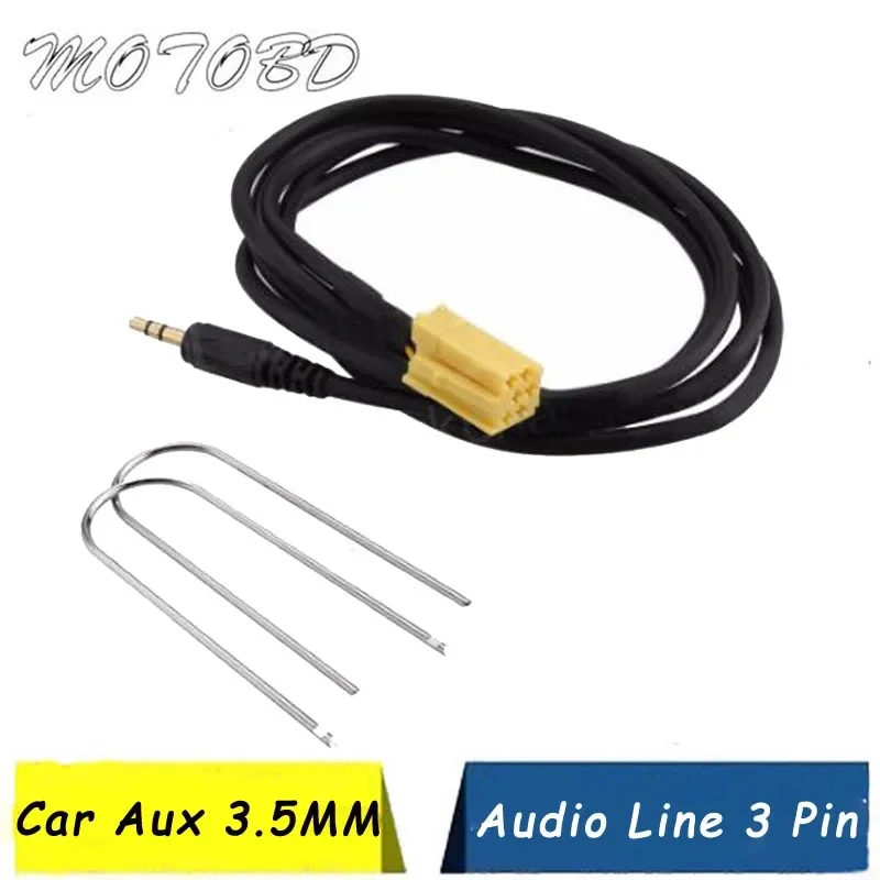 2024 Con Due Tasti Radio Per Fiat Grande Punto Al-Fa 159 Ingresso Aux Stereo Per Auto Adattatore Per Cavo Cavo Del Veicolo 3.5Mm Audio Playe