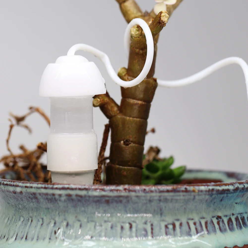 Drip Irrigation Watering Device System 1-24PCS Flower Waterer Tool for Indoor Plant Pot Home Garden Ceramic Drop Kit Spike Stake Plants Irrigation Kits Plant Waterer Drip Irrigation Spike Drip Irrigation Drip Irrigation Stakes
