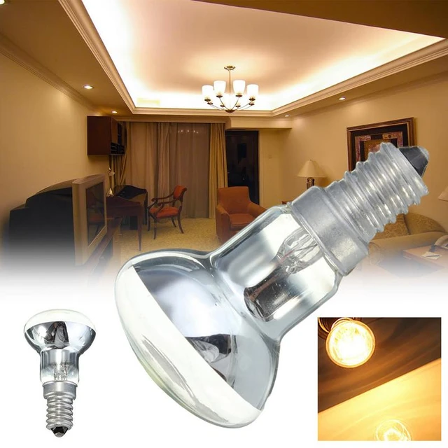 Edison Bulb 30W E14 Light Holder R39 Reflector Spot Light Bulb Lava Lamp  Incandescent Filament Vintage Lamp Home Supplies - AliExpress