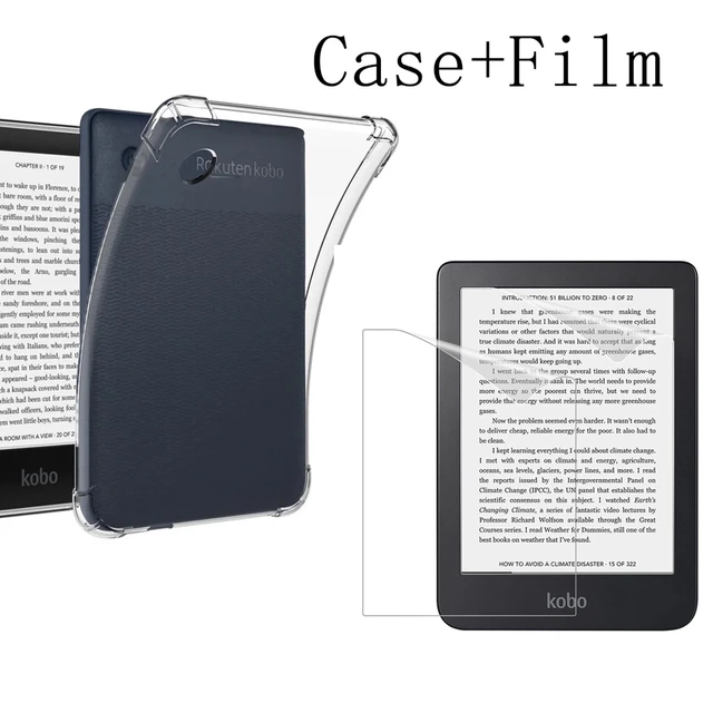 Tablet Case + 2pcs Screen Protector For Kobo Clara 2E 2022 For Kobo Libra 2  Case Protection Case 6 TPU Silicone Soft Cover - AliExpress