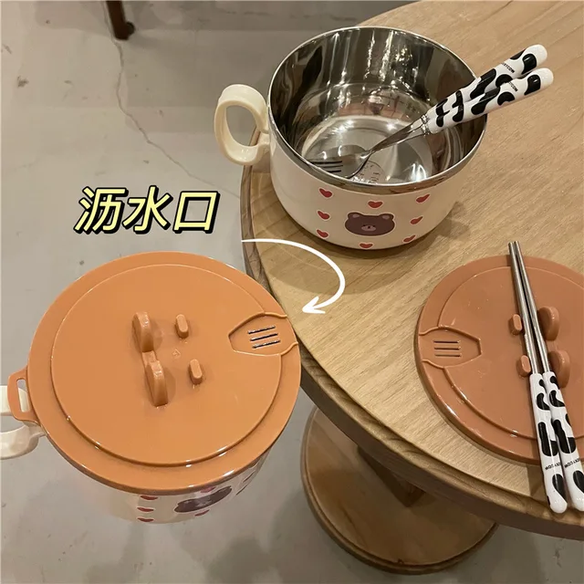 귀여운 스티커 도시락 세트