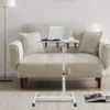 Rolling laptop sofa table, bed food tray table stand, height and angle adjustable, podium table, computer table 6