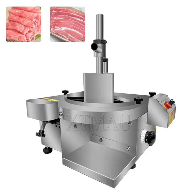 

High Quality Meat Strip Cutter / Fresh Beef Jerky Slicer /Flake Pork Meat Cutting Slicing Machine