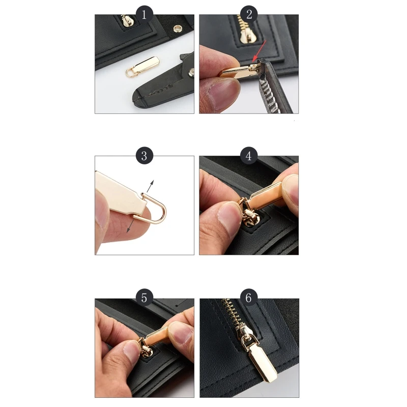 Zipper Repair Leather Bag Fixer Near Me 2PCS Zipper Puller Repair