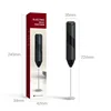 Electric Milk Frother 1PC Small Handheld Wireless Whisk Coffee Creamer Egg Milk Stirring Stick Home Office 6