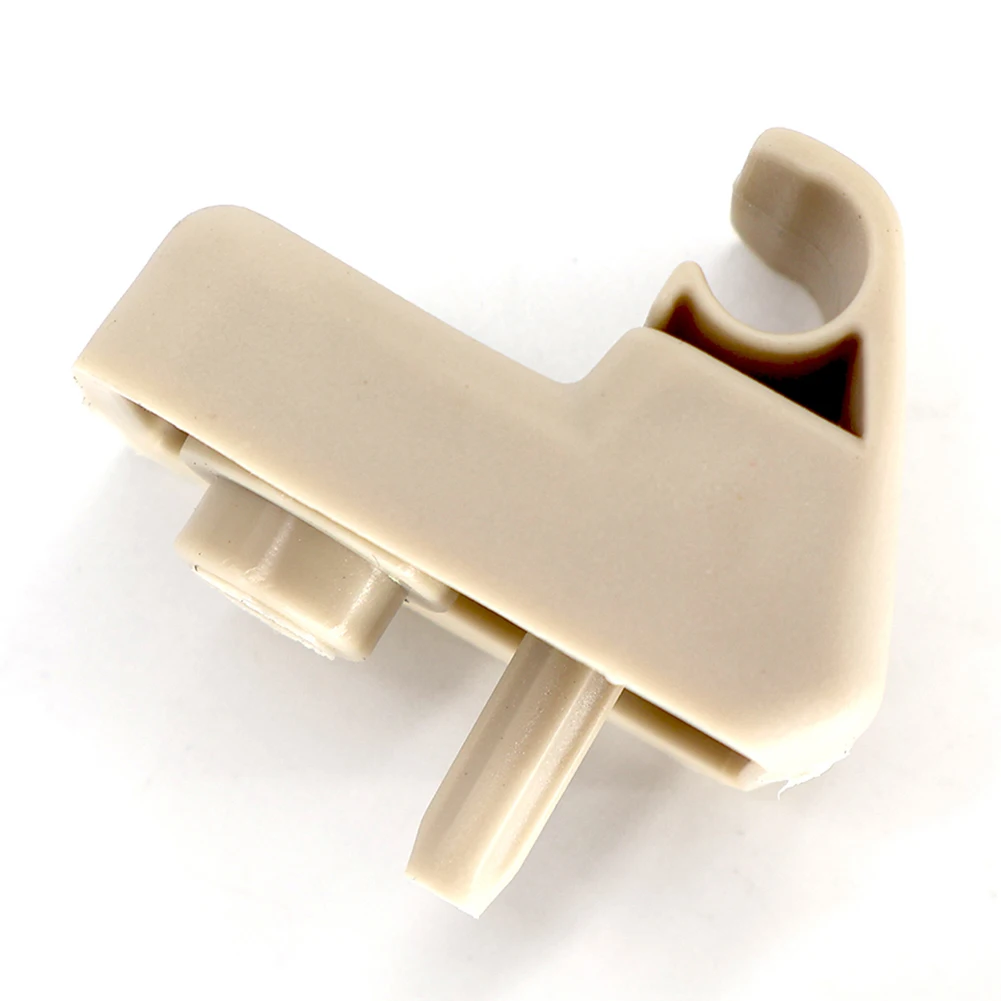 Auto-Innenraum, Auto-Sonnenblenden-Halterung, Visierhalterung, Beige, direkte Installation, einfach zu bedienen, aus ABS, praktisch und zuverlässig für Fiat – Detail 6
