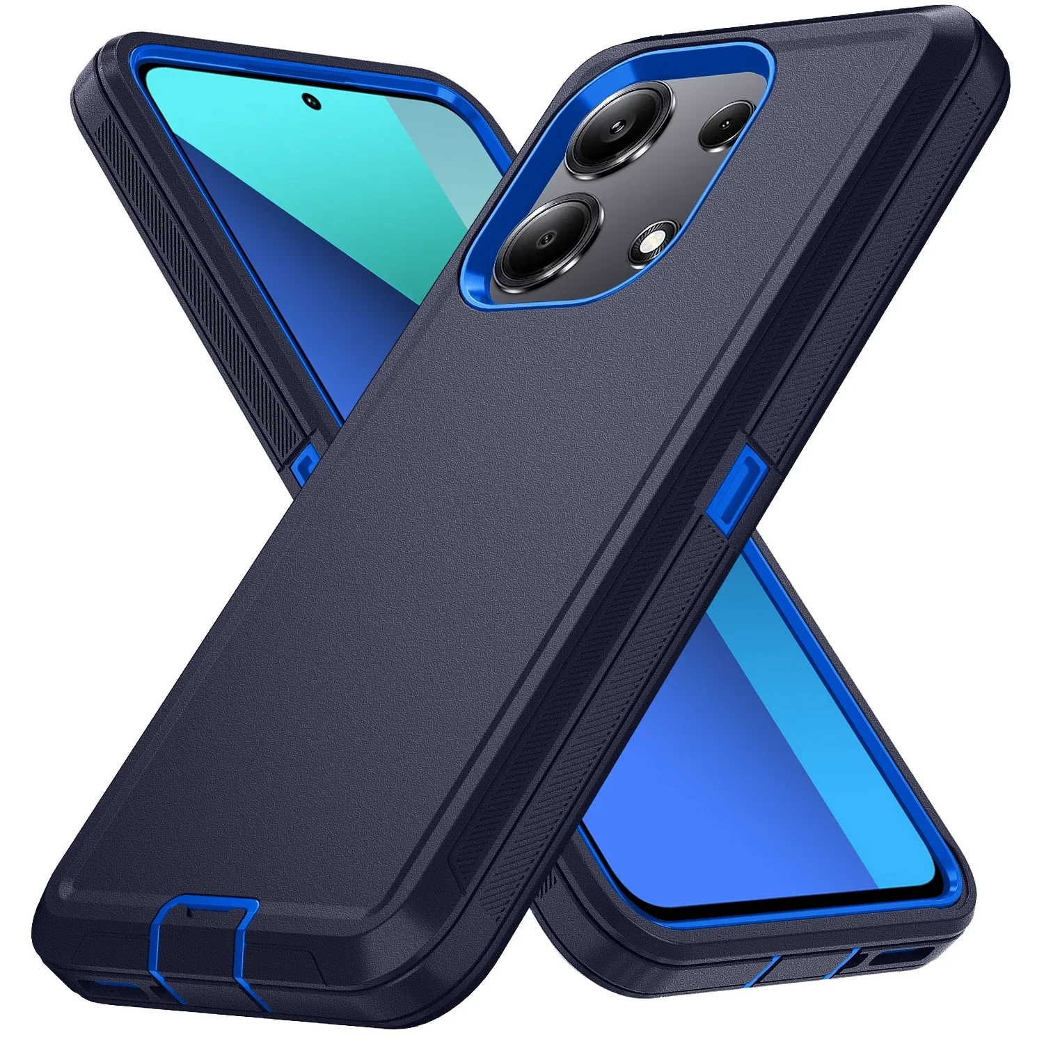 Shockproof Armor Defender Phone Case - Durable PC+TPU Back Cover
