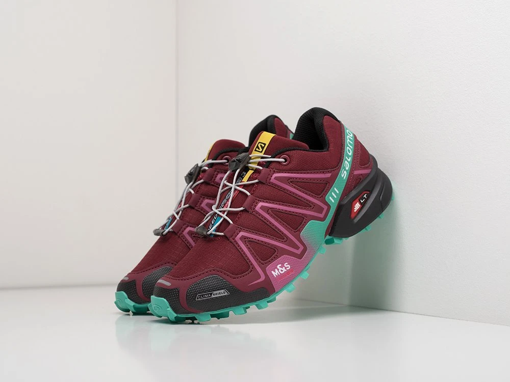Zapatillas de Salomon speedcross 3 CS para mujer, color rojo demisezon|Zapatos vulcanizados de mujer| - AliExpress