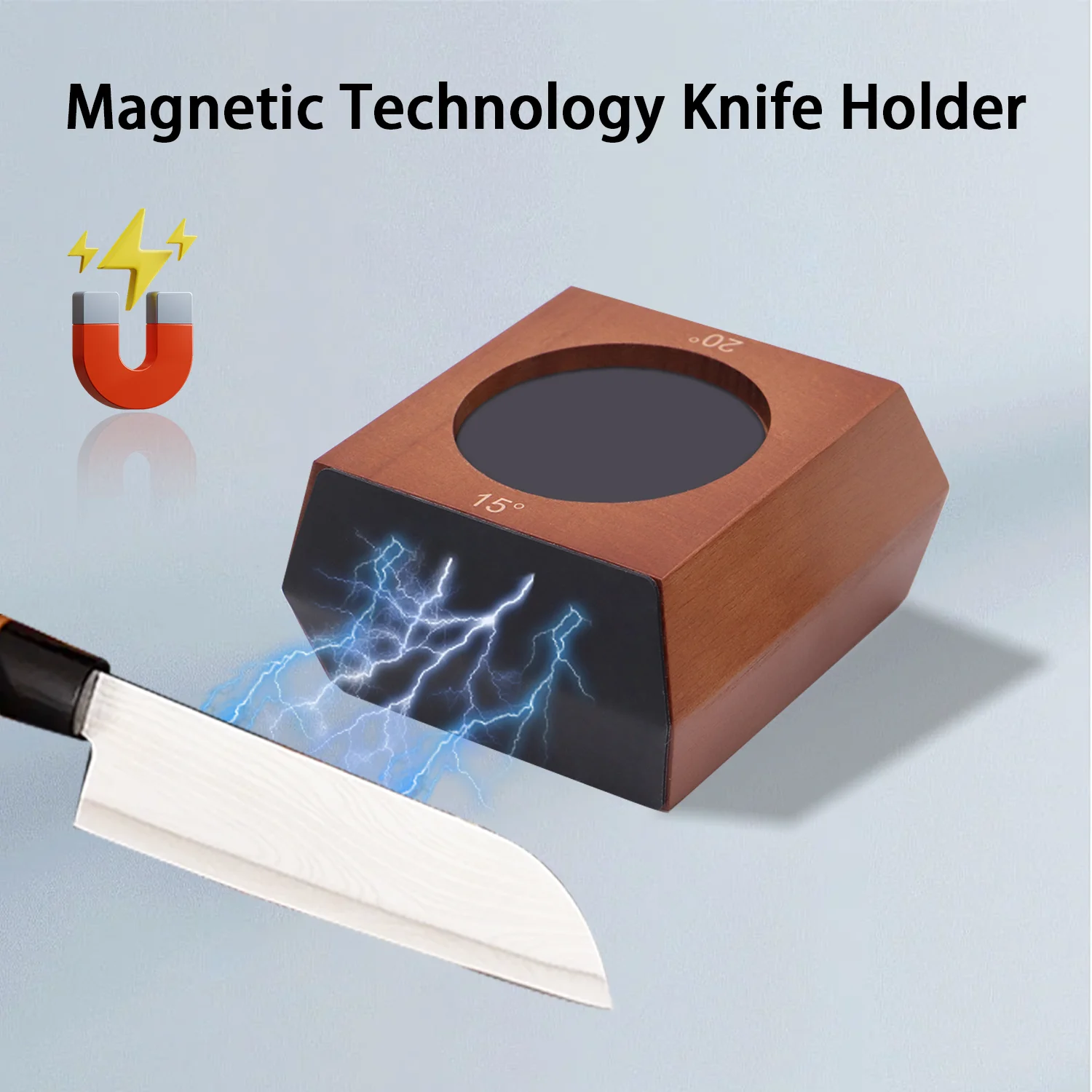Rolling Knife Sharpener Diamond Magnetic Multi-angle Kitchen Knife Whetstone For Chefs