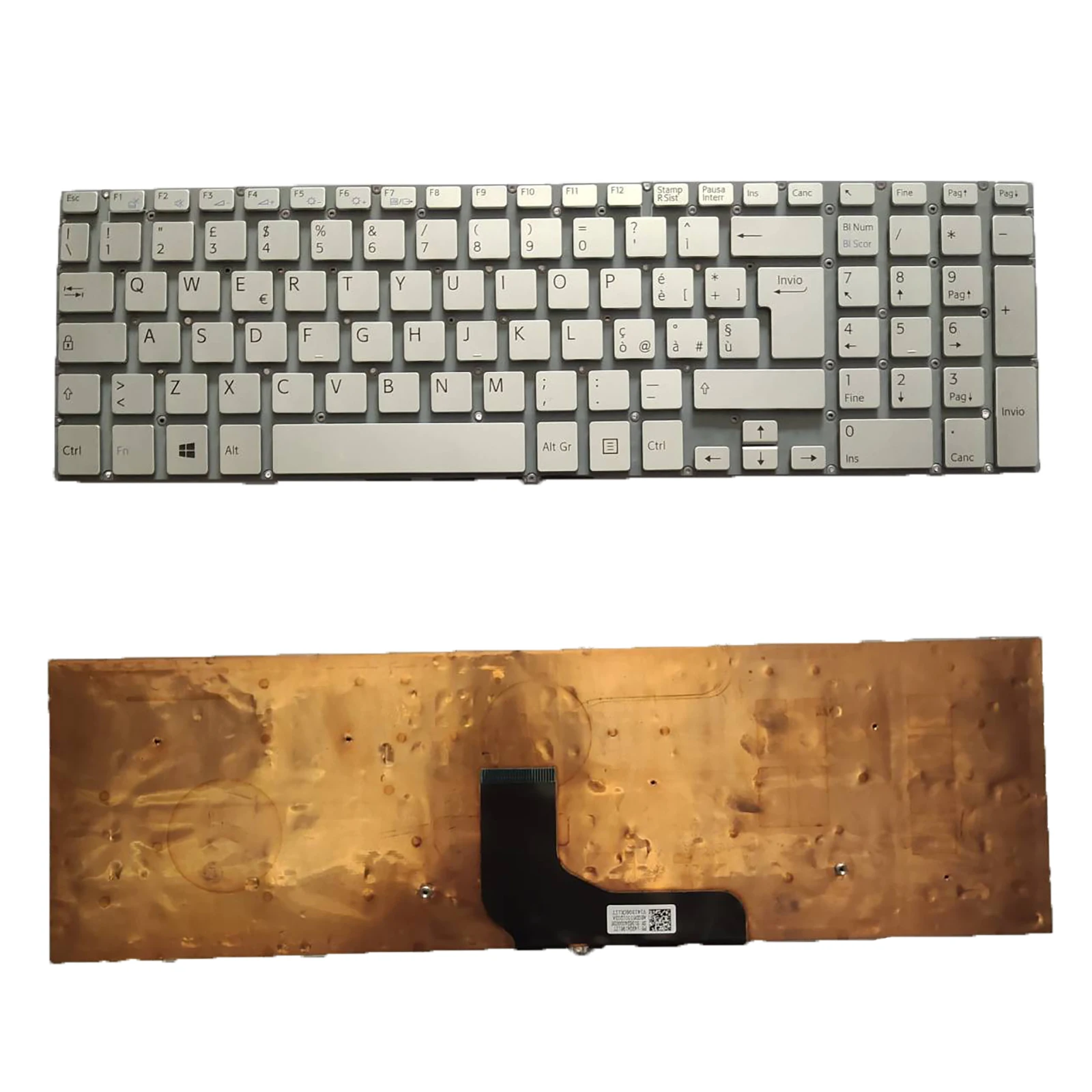 

Новинка для Sony VAIO SVF15A SVF15A1B4E SVF15AC1QL электронная клавиатура Silver