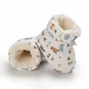 0-1Y Winter Cute Cartoon Baby Boots for Boys and Girls Cotton Soft Sole Anti slip and Warm Preschool Children's Walking Shoes 2