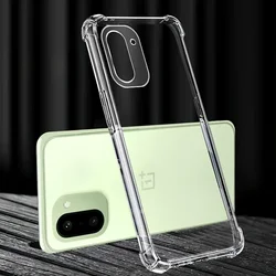 Transparent Soft Silicone Clear Phone Case Back Cover for OnePlus ACE6 (Clear)