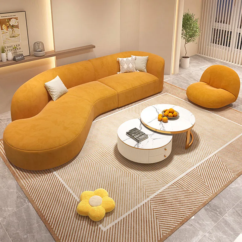 

Nordic Massage Living Room Sofa Floor Luxury Couches Floor Velvet Curved Living Room Sofa Modern Muebles De Sala Home Furnitures