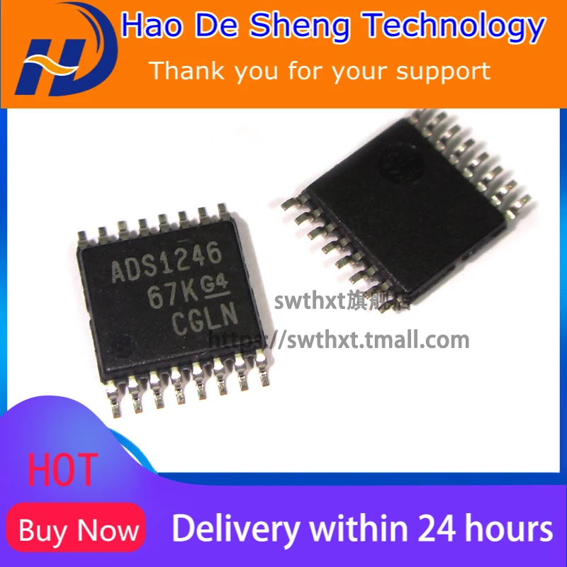 

10 шт./лот ADS1246 ADS1246IPW ADS1246IPWR TSSOP-16 новая Оригинальная фотография