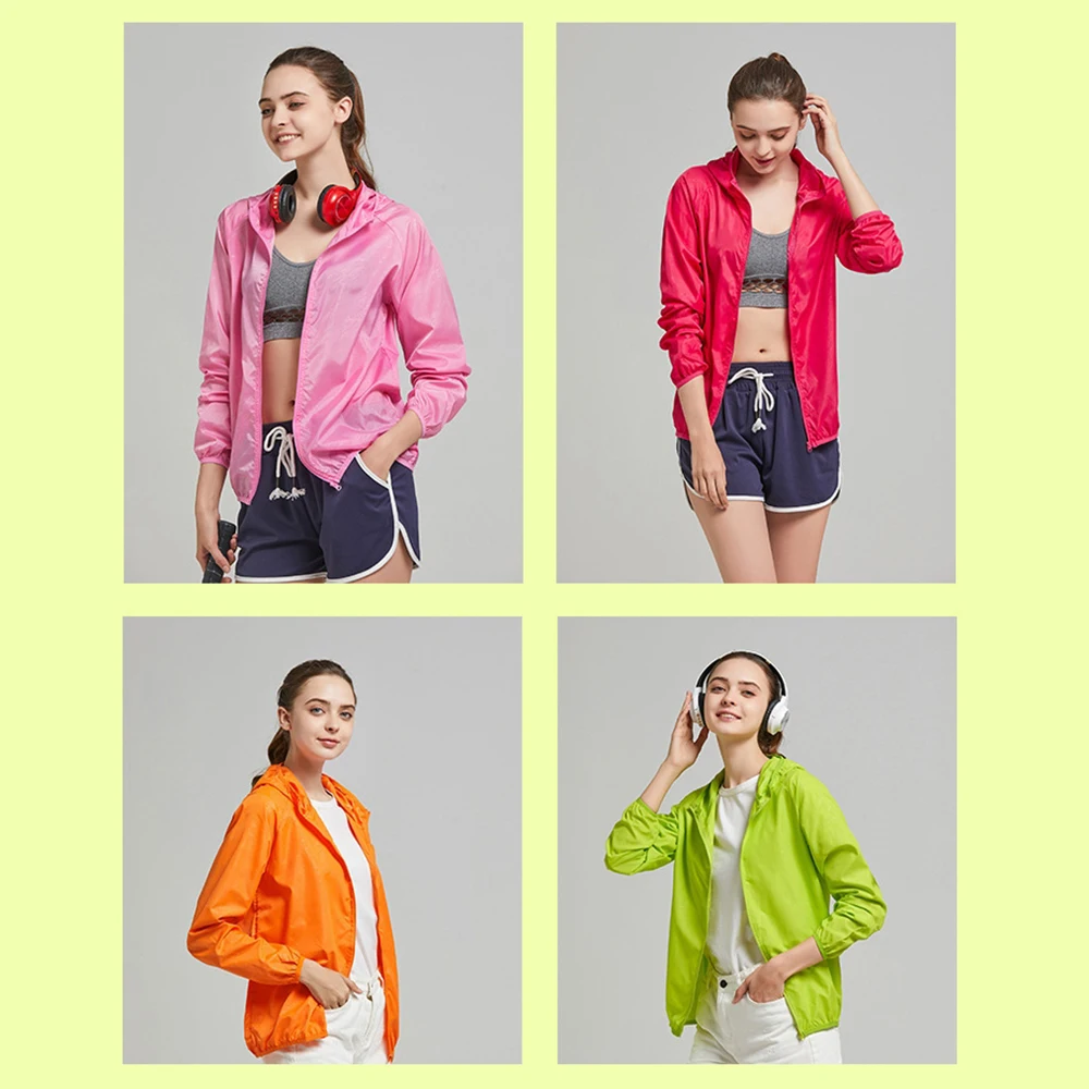 Camping Rain Jacket Men Women Waterproof UV Sun Protection Clothing Fishing Hunting Clothes Quick Dry Skin Windbreaker