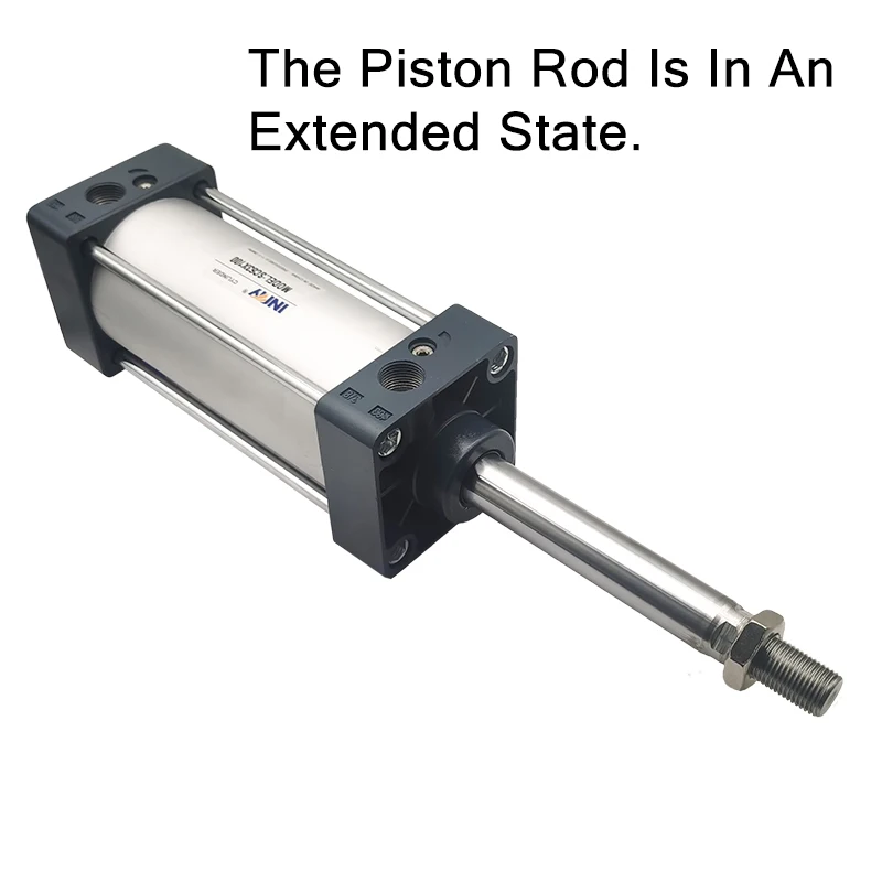 SC 표준 실린더, SC32, 40, 50, 63, 80, 100/125 보어, 소형 공압 실린더 피스톤, 큰 추력, 25-1000mm 스트로크, 이중 작용 