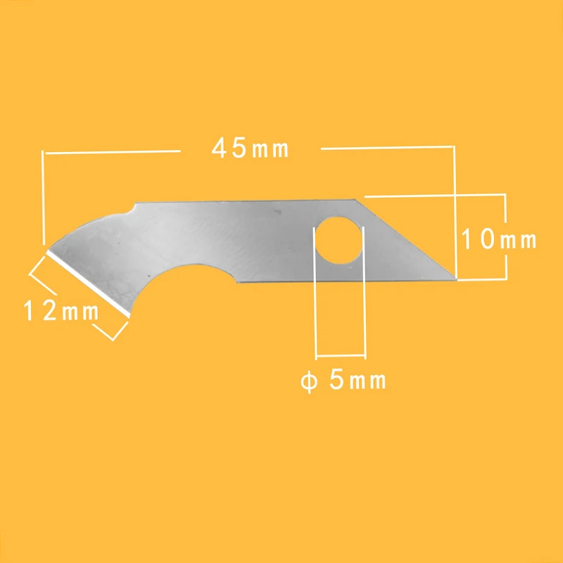 Acrylic Plastic Sheet Perspex Cutter Hook Cutting Tool w/ 10pcs Spare Blades