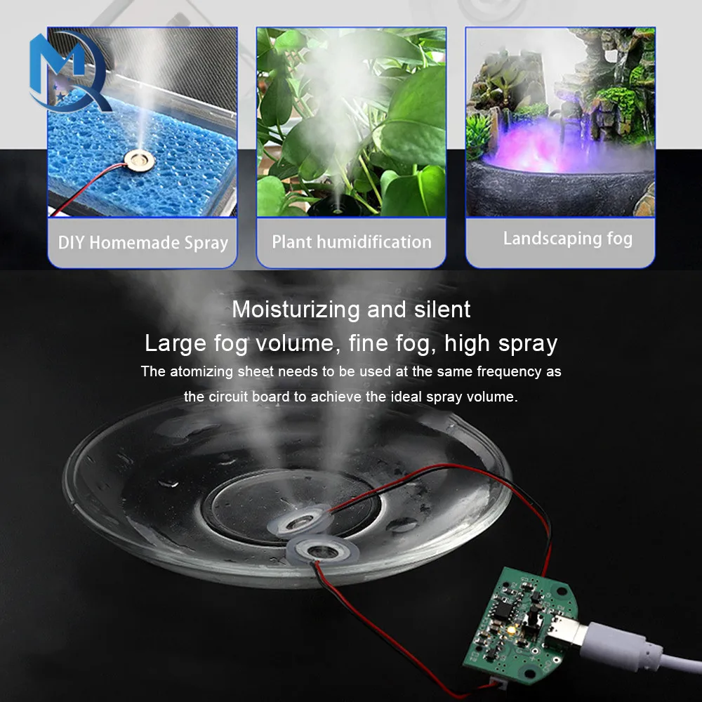 Micro Humidificateur USB Spray Tech Kit DIY, Brumisateur et Pilote, Circuit  Imprimé, Brumisateur, Atomisation, Film, Atomiseur, Feuille - AliExpress