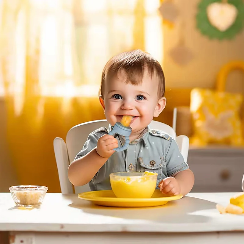 Silicone Baby Food Freezer Tray with Lid - Multi-Use Food Storage and Popsicle Molds