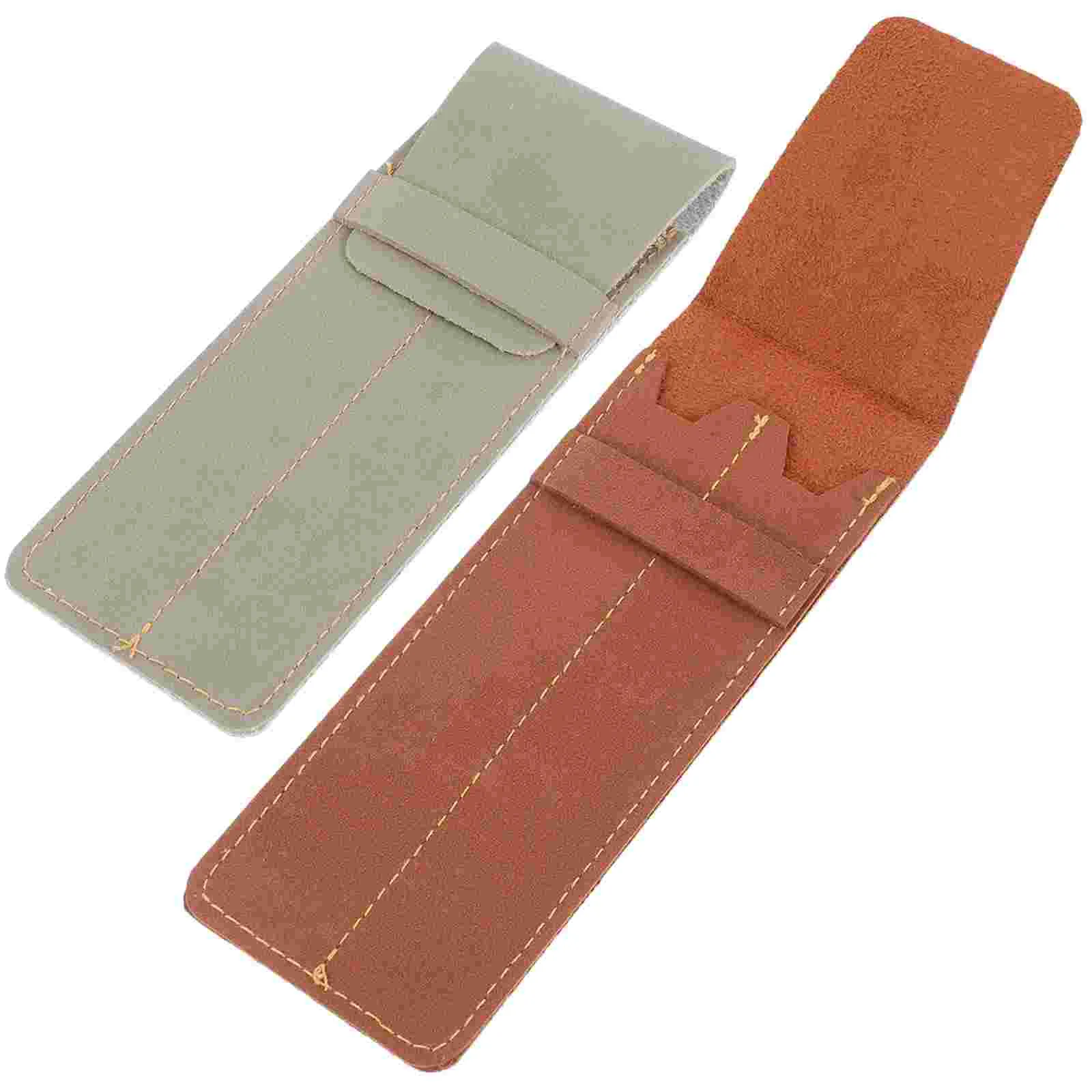 

2pcs Pen Sleeve Fountain Pen Protective Pouch Ballpoint Pen Sleeve