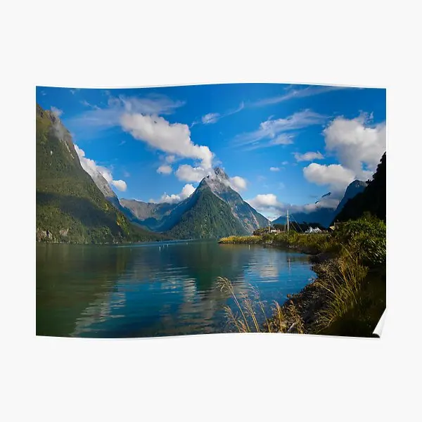 

Beautiful Milford Sound Poster Modern Room Funny Home Decor Print Decoration Art Mural Wall Vintage Painting Picture No Frame