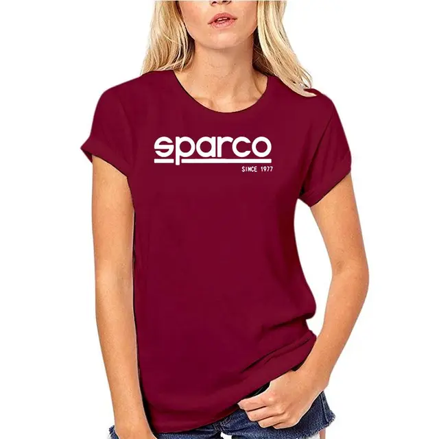 New Anti Pollution t shirt Sparco Corporate Charcoal t shirt Classic Printing Washable Breathable Reusable t shirt red