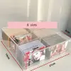 New Organizer Box For Kpop Photocard Photo Card Collection Transparent Acrylic Photocard Storage Box School Stationery 6